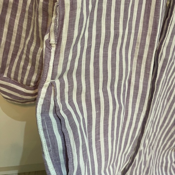 Ralph Lauren Lavender and White Striped Shirt - Picture 4 of 4